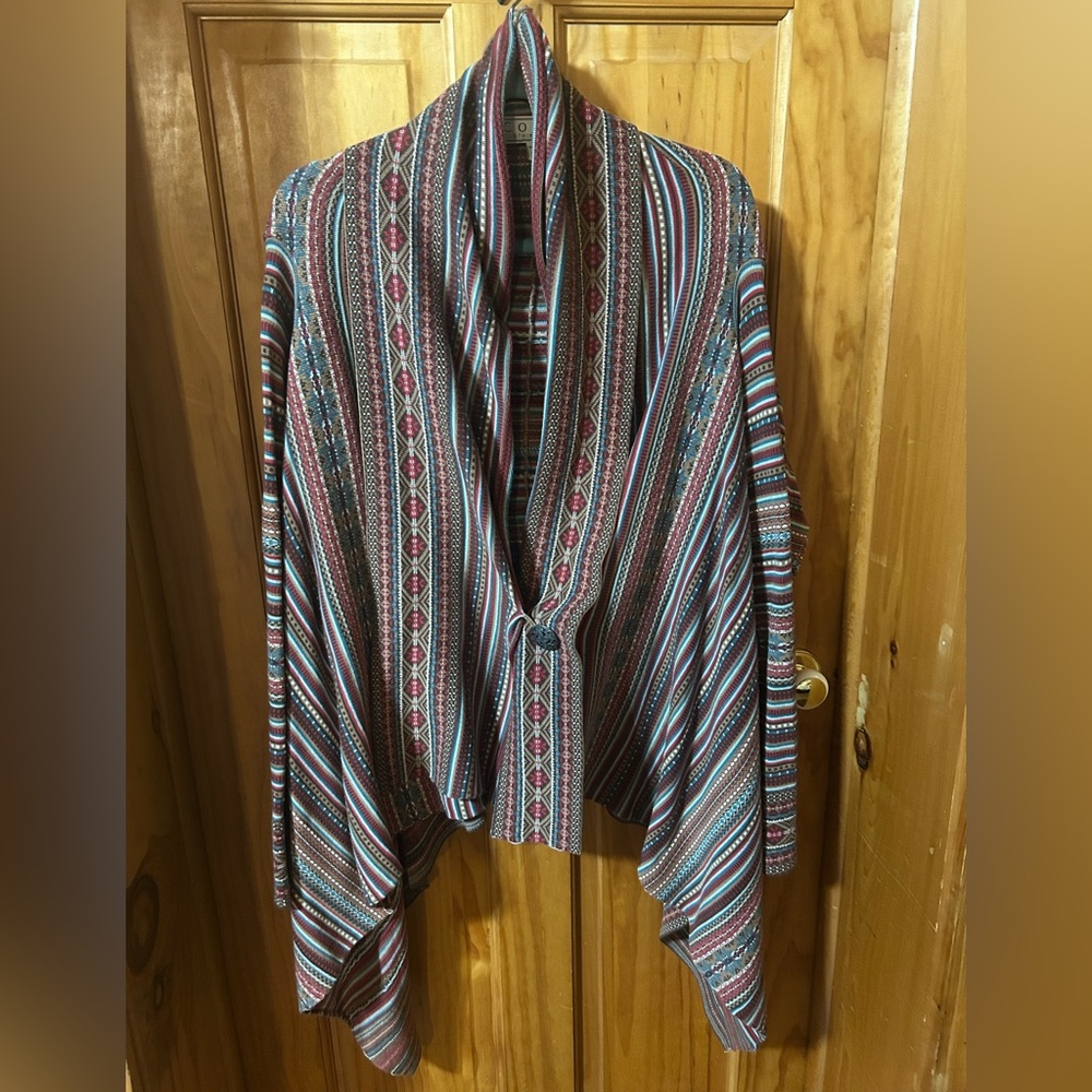 Striped Multicolor Women's Cardigan